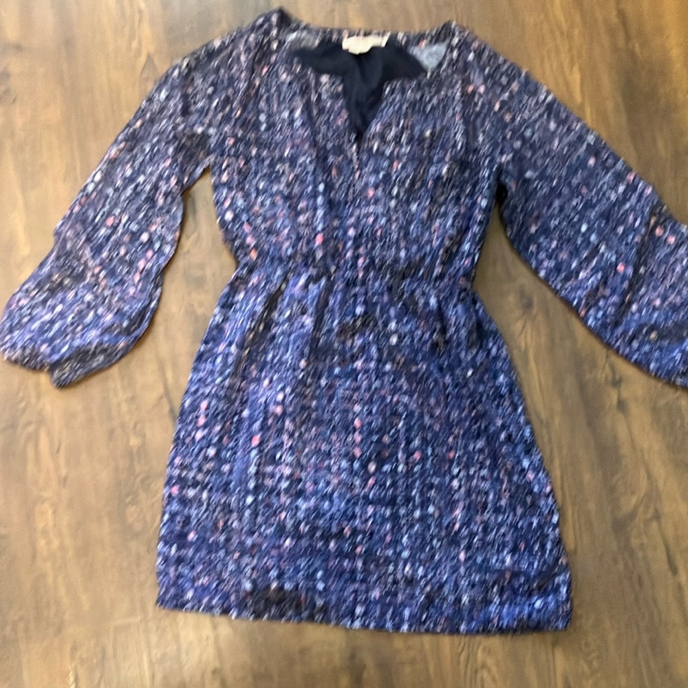 Forever 21 Blue Sequin Embellished Sheath Dress